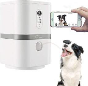 img 4 attached to 📷 SKYMEE Smart Dog Camera Treat Dispenser – Full HD Pet Camera with WiFi, Two-Way Audio, Night Vision, and Alexa Compatibility (2.4G WiFi Only)
