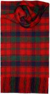 🧣 i luv ltd robertson red tartan scarf: modern lambswool elegance logo