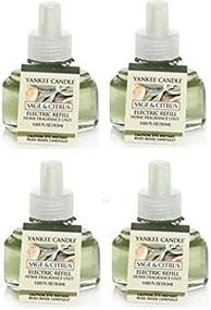 img 2 attached to Улучшите атмосферу с помощью запасной кассеты Yankee Candle Sage and Citrus ScentPlug 4-Pack: Приятные ароматы для свежей среды