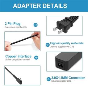 img 2 attached to UL Listed Acer Swift Aspire A515 Charger - 45W AC Adapter for A515-54, A515-54G, A515-56 - Power Supply Cord