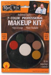 img 1 attached to 🎃 Professional Halloween Costume Makeup Kit - 7 Color Reel F/X