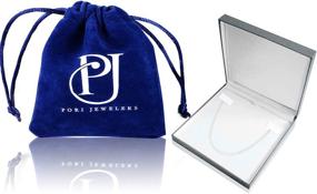 img 1 attached to Pori Jewelers Genuine Platinum Necklace