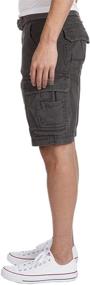 img 2 attached to UNIONBAY Men's Survivor Belted Cargo Short - Regular and Big & Tall Sizes: Reliable Comfort and Style