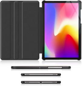 img 2 attached to 🌸 Чехол Soke для планшета Samsung Galaxy Tab S5e 2019, премиумный ударопрочный фолио-стенд с несколькими углами обзора, автоматический режим сна/пробуждения, задняя крышка из твердого поликарбоната для планшета Galaxy Tab S5e 10.5 дюйма [SM-T720/T725/T727], золотистый розовый цвет