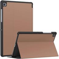 🌸 soke case for samsung galaxy tab s5e 2019, premium shockproof stand folio with multiple viewing angles, auto sleep/wake, hard pc back cover for galaxy tab s5e 10.5 inch tablet [sm-t720/t725/t727], rose gold logo