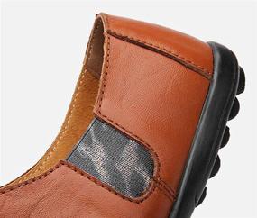 img 1 attached to 👞 Redbrown Genuine Leather Men's Shoes by Otamise with Driving Design