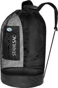 img 1 attached to Stahlsac Panama Mesh Backpack Black Sports & Fitness and Water Sports