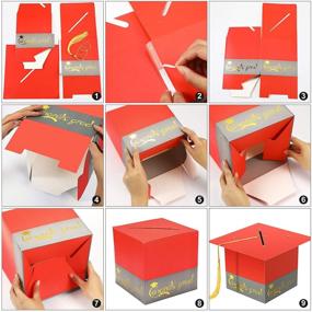 img 2 attached to Zonon Cardboard Graduation Cardholder Supplies