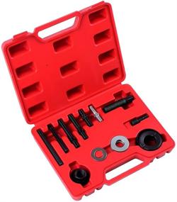 img 3 attached to 🔧 13pc Tool Kit for GM, Ford, and Chrysler Engines - ECCPP Power Steering Pump Pulley Puller Remover Installer Alternator AC