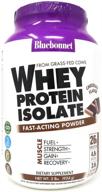 bluebonnet natural whey protein isolate powder - chocolate flavor | 2 pound logo