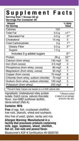 img 1 attached to BlueBonnet Natural Whey Protein Isolate Powder - Chocolate Flavor | 2 Pound