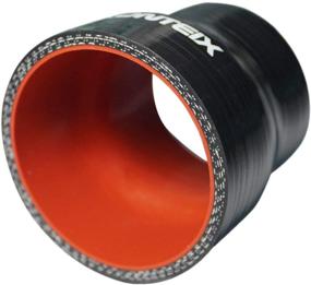 img 2 attached to Ronteix Universal ID 3 Inch To 2 Inch 4-Ply Reducer Coupler Silicone Hose (RED/BLACK