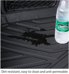 img 1 attached to 🚙 Cqlights Honda Accord Sedan 2018-2020 Cargo Liner: Heavy Duty Trunk Mat for Waterproof Protection - All Models