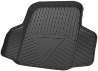 🚙 cqlights honda accord sedan 2018-2020 cargo liner: heavy duty trunk mat for waterproof protection - all models logo