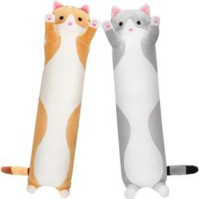 img 1 attached to Aslion Stuffed Kitten Pillow Girlfriend Kids' Home Store