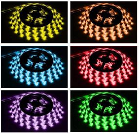 img 3 attached to 💡 PHOPOLLO 32.8ft Waterproof LED Strip Lights, 5050 LED Lights for Bedroom, Kitchen, Home Décor