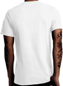 img 3 attached to 👕 Swag Point: Stylish and Trendy Graphic Cotton Shirts for Men's Streetwear