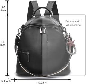 img 2 attached to Модный рюкзак-конверт "Fashion Backpack Convertible Shoulder Teenage