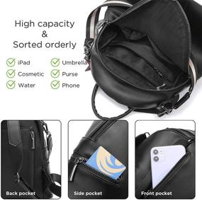 img 1 attached to Модный рюкзак-конверт "Fashion Backpack Convertible Shoulder Teenage