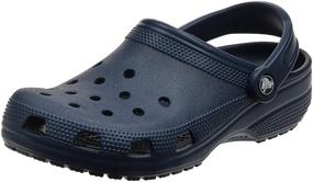 img 4 attached to Navy Men's Shoes - CROCS Classic Clogs for Adults