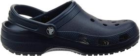 img 1 attached to Navy Men's Shoes - CROCS Classic Clogs for Adults