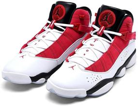 img 3 attached to Jordan Rings White Black Carmine 322992 Men's Shoes