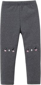 img 3 attached to 👖 IRELIA Winter Cotton Fleece Leggings: Comfy Girls' Clothing for Chilly Days