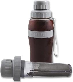 img 2 attached to Convenient Travel Mug: EZE Homegoods Cold Brew Iced Coffee Maker & Iced Tea Maker - 28 Ounces with Airtight Lid