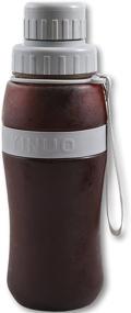 img 4 attached to Convenient Travel Mug: EZE Homegoods Cold Brew Iced Coffee Maker & Iced Tea Maker - 28 Ounces with Airtight Lid