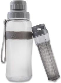 img 3 attached to Convenient Travel Mug: EZE Homegoods Cold Brew Iced Coffee Maker & Iced Tea Maker - 28 Ounces with Airtight Lid