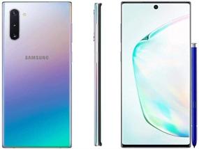img 1 attached to 📱 Fully Unlocked Samsung Galaxy Note 10+ 256GB Renewed - Aura Glow Silver