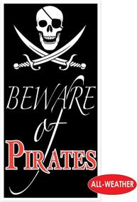 img 2 attached to Beistle 50008 Beware Pirates Cover