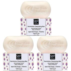 img 4 attached to 🧼 Fragrance-Free Feminine Cleansing Bar 3-Pack with Probiotics, Apple Cider Vinegar, Omega Fatty Acids, and Oatmeal – Gentle & Pure Solution for Sensitive Skin, Face, and Body (3.5 oz)