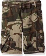 stylish and practical: wrangler authentics boys' fashion cargo shorts logo