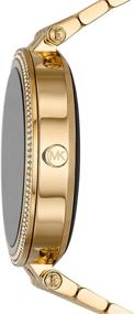 img 2 attached to Женские смарт-часы Michael Kors Gen 5E 43 мм из нержавеющей стали с сенсорным экраном - трекер фитнеса, монитор сердечного ритма, бесконтактные платежи, уведомления смартфона