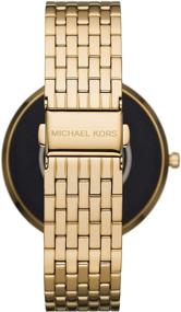 img 3 attached to Женские смарт-часы Michael Kors Gen 5E 43 мм из нержавеющей стали с сенсорным экраном - трекер фитнеса, монитор сердечного ритма, бесконтактные платежи, уведомления смартфона