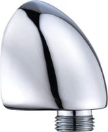 wall mount supply elbow shower chrome logo