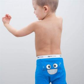 img 2 attached to ZOOCCHINI Toddlers Organic Colorful Chompers Boys' Clothing for Underwear