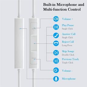 img 1 attached to Наушники APETOO USB C для Samsung S20 FE, наушники USB Type C стерео-вкладыши с микрофоном, наушники Hi-Fi DAC Bass для Samsung S21/S20 Ultra/Plus, Note 10+, Pixel 5/4/3 XL, OnePlus 9 Pro