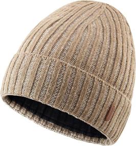 img 4 attached to 🧢 Warm Winter Hats for Men: Stay Cozy with Connectyle Classic Knit Cuff Beanie Cap with Lining