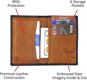 img 3 attached to 💼 Weber's Premium Leather Wallet with Advanced Blocking Technology