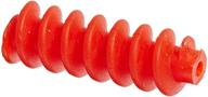 🔴 ajax scientific me213-0000s: small red plastic gear worm, 0.82cm x 2.46cm - pack of 10 logo