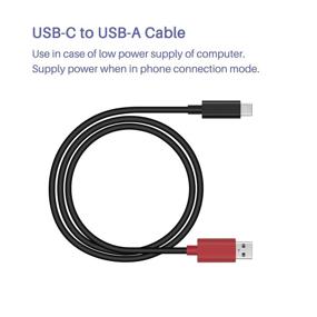 img 2 attached to 🔌 High-Quality USB-C to USB-C Cable for Kamvas 13 Drawing Monitor - 1m length - USB 3.1 GEN 2 DP Signal Support (1PCS)