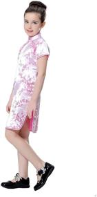 img 3 attached to 🌸 Wintersweet Blossom Chinese Purple Girls' Clothing - Bitablue: Embrace Elegance and Tradition