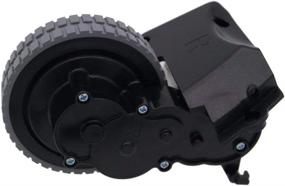 img 1 attached to 💪 Enhance Cleaning Performance with Oyster-Clean Replacement Wheels and Tires Module for ILIFE A4 A4s A40 A8 T4 X430 X432 X431 (Left + Right)