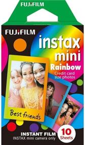 img 1 attached to 🌈 «Фотопленка Fujifilm Instax Mini Instant Rainbow», 10 листов, набор из 3 упаковок