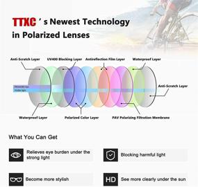 img 2 attached to Polarized Sports Sunglasses with Interchangeable Lenses for Men and Women - Ideal for Cycling, Baseball, Running, Fishing, and Golf