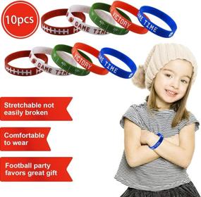img 2 attached to 🏈 130pcs Football Party Favors: The Ultimate Game Day Tailgating & Sports Team Birthday Celebration Supplies with Decorations - Perfect for Football Birthday & Theme Parties, Sports Events, and Game Day Favor Supply Decorations
