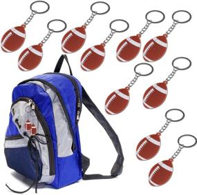 img 3 attached to 🏈 130pcs Football Party Favors: The Ultimate Game Day Tailgating & Sports Team Birthday Celebration Supplies with Decorations - Perfect for Football Birthday & Theme Parties, Sports Events, and Game Day Favor Supply Decorations