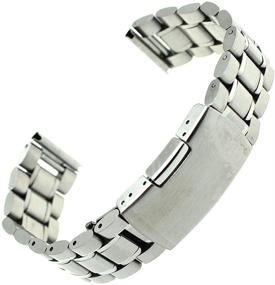 img 3 attached to ⌚ Stainless Steel Bracelet Silver Men's Watches by RECHERE